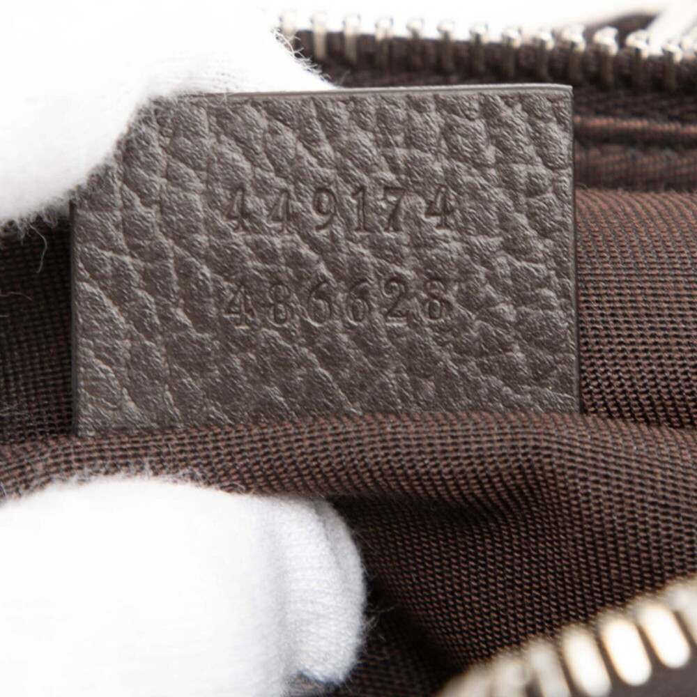 GUCCI Authentic Brown Leather Hobo Bag - Picture 7 of 7